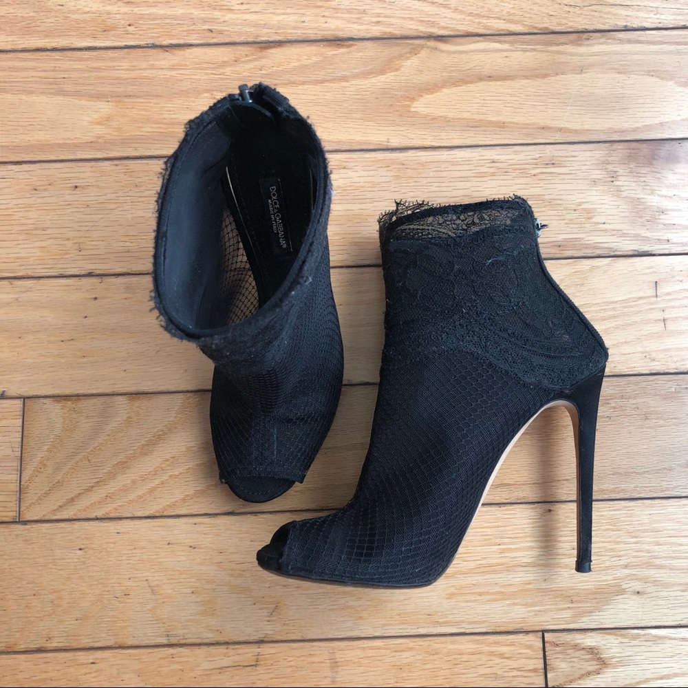 Dolce & Gabanna lace booties
